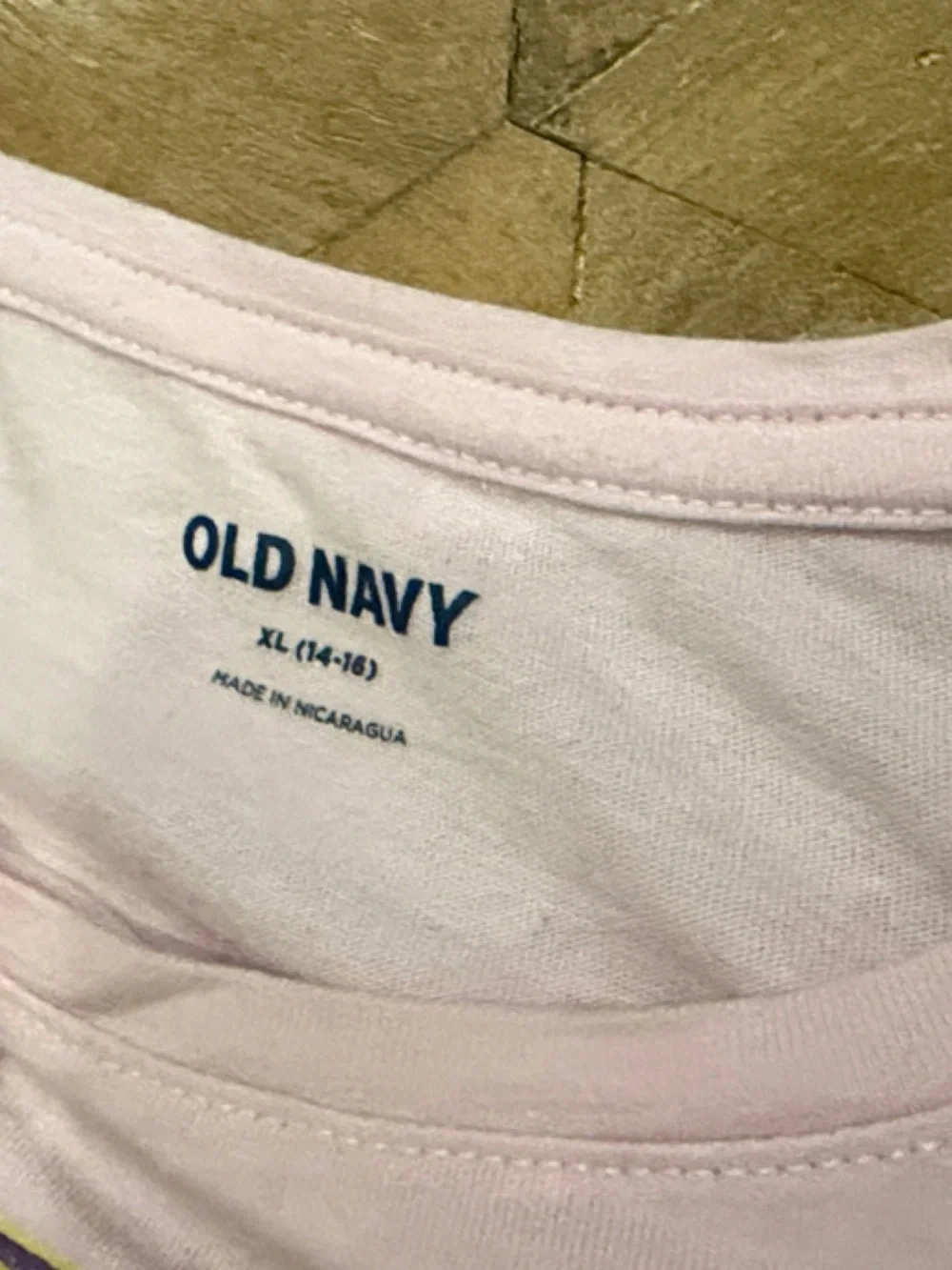 Old Navy Pink Volkswagen Beetle Graphic Tee
